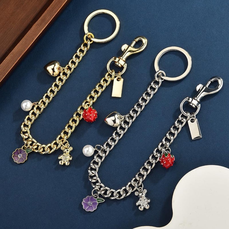 SOPKTA Bag Charms - Cherry Bag Charm Chain, fashionable Purse Charms for women's purse chain - Image 4
